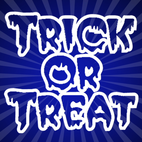 Trick or Treat Halloween Iron on Decal